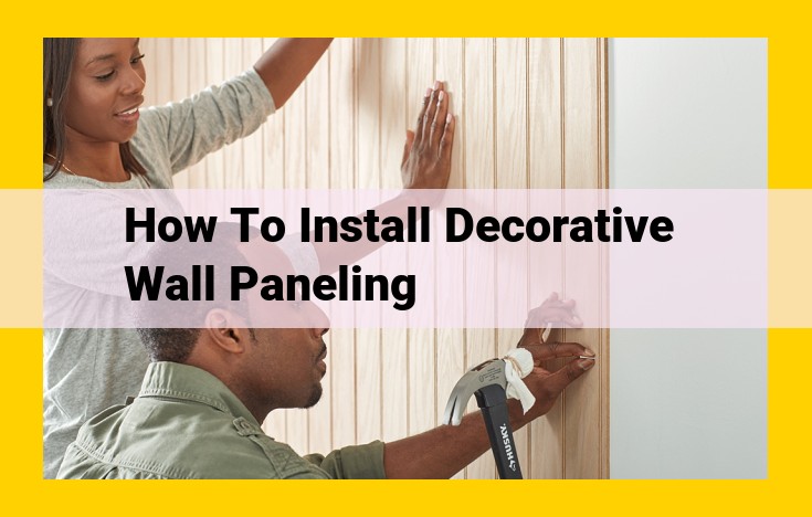 DIY Decorative Wall Paneling: A Comprehensive Guide to Enhance Your Space