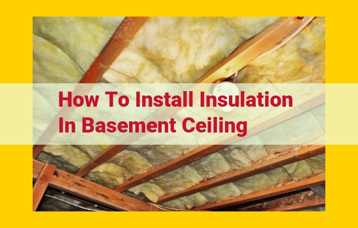 Maximize Energy Savings and Comfort: A Step-by-Step Guide to Insulating Your Basement Ceiling