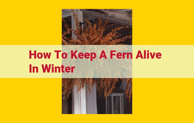 Winter Survival Guide for Ferns: Ensuring Optimal Conditions for Thriving Indoors