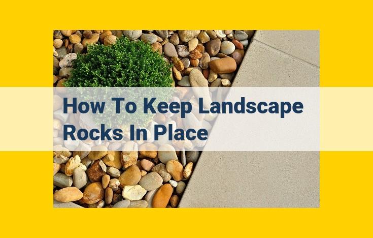 Secure Your Rocks: Essential Tips for Rock Landscaping