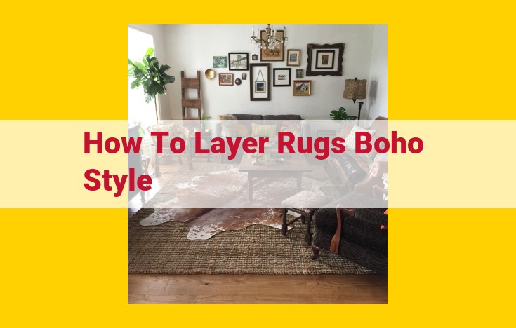 Guide to Layering Rugs for a Warm and Inviting Space