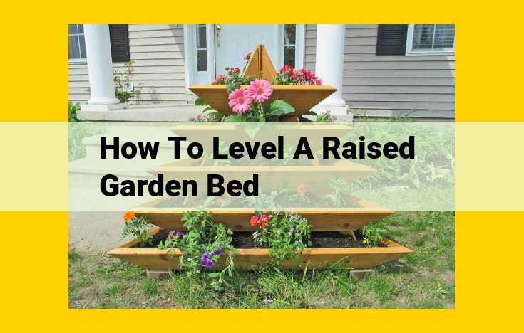 Leveling Raised Garden Beds: Insights from Landscaping Principles