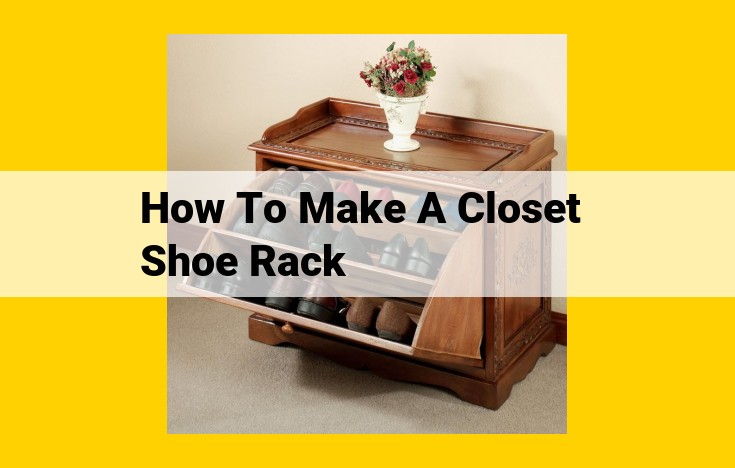 DIY Closet Shoe Rack: Build Your Own Space-Saving Storage