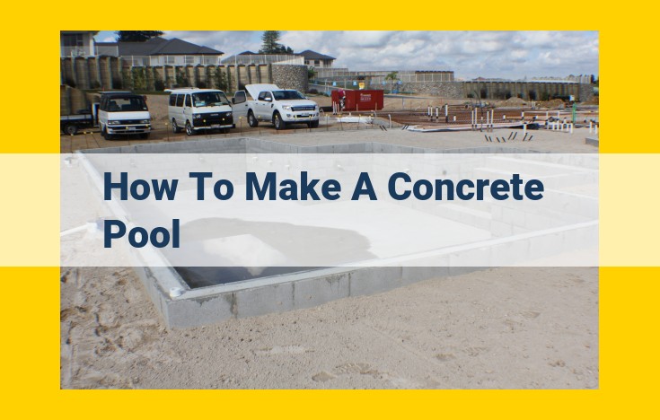 Building a Concrete Swimming Pool: A Comprehensive Guide