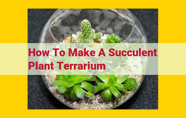 Create a Thriving Miniature Ecosystem: Ultimate Guide to Succulent Terrariums