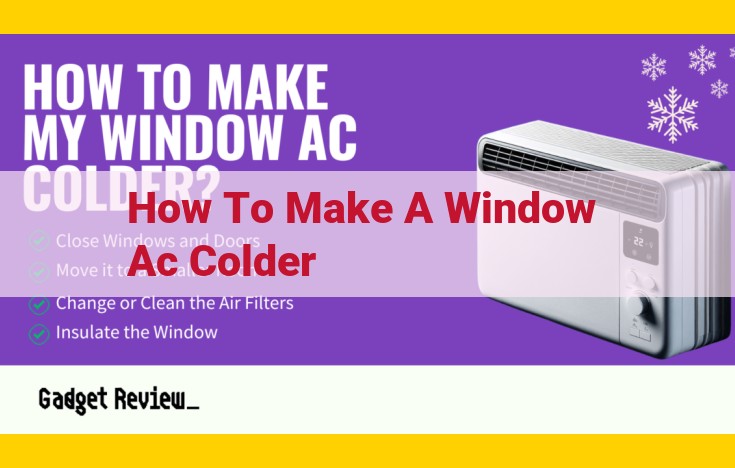 Optimize Your Window AC Unit for Unparalleled Cooling: A Comprehensive Guide