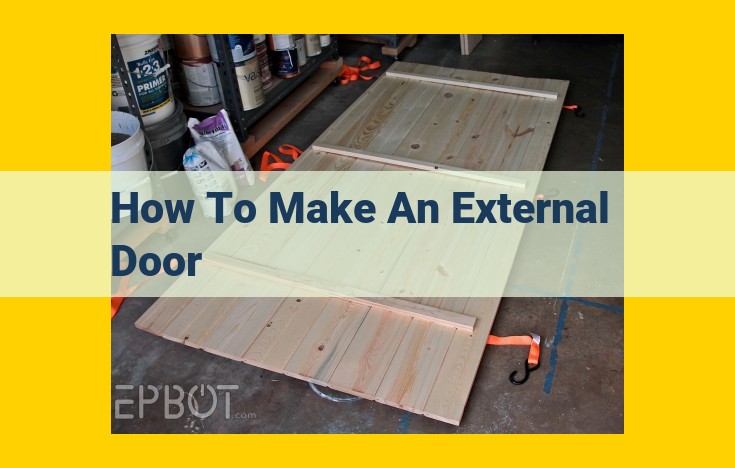 Ultimate Guide to Crafting an External Door: Materials, Tools, and Installation Steps