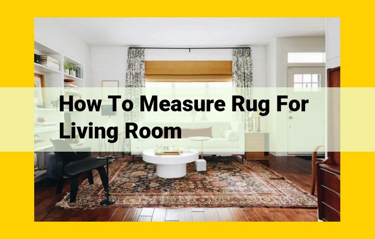 Definitive Guide to Choosing the Perfect Rug Size for Your Living Room