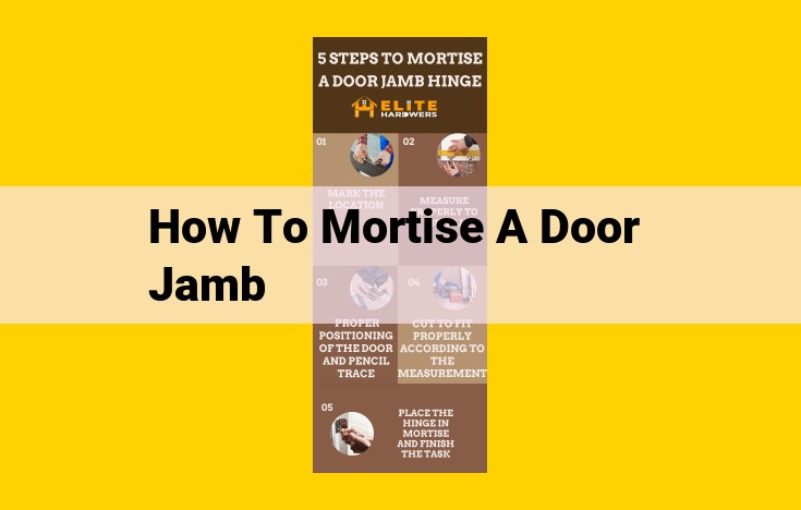 SEO Optimized Title: Mastering Mortising: Precise Hinge Placement for Perfect Door Installation