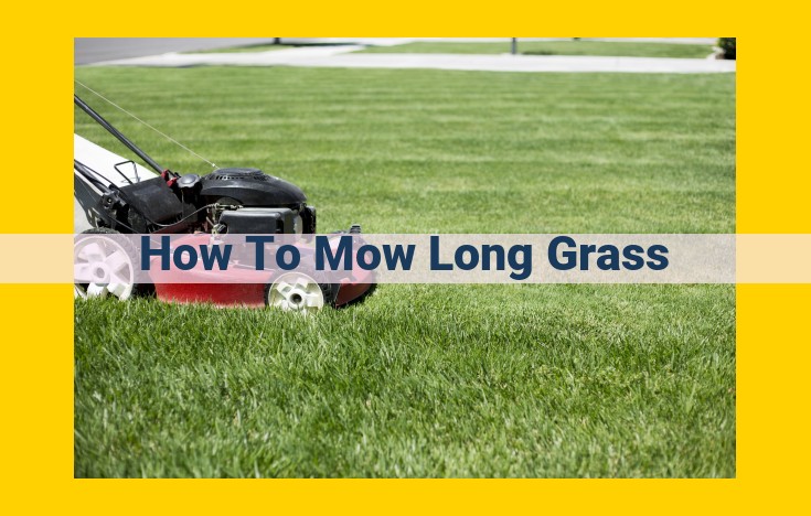 Mowing Long Grass Efficiently: A Comprehensive Guide with Safety Tips