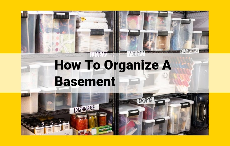 Ultimate Basement Organization Guide: Decluttering, Storage Solutions, and Space Optimization