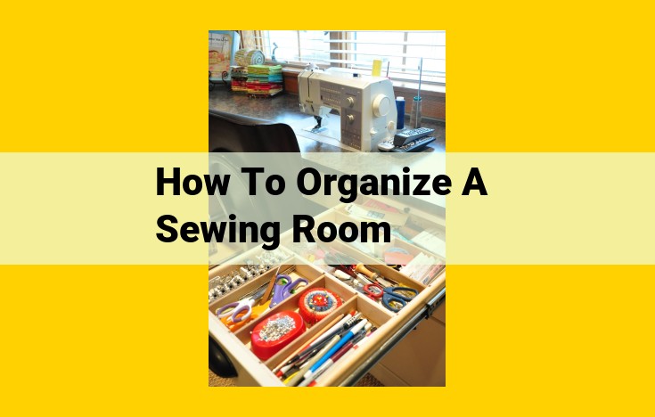 The Ultimate Sewing Room Organization Guide: Declutter and Enhance Your Sewing Space