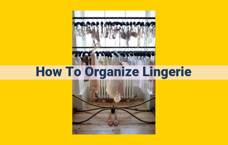 Optimize Storage Solutions for a Well-Organized Lingerie Collection