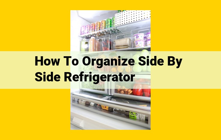 Master the Art of Side-by-Side Refrigerator Organization: Maximize Space, Efficiency, and Food Preservation