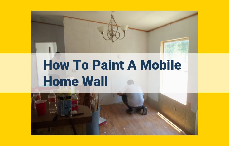 Comprehensive Guide to Painting a Mobile Home Wall: Step-by-Step with Safety Measures