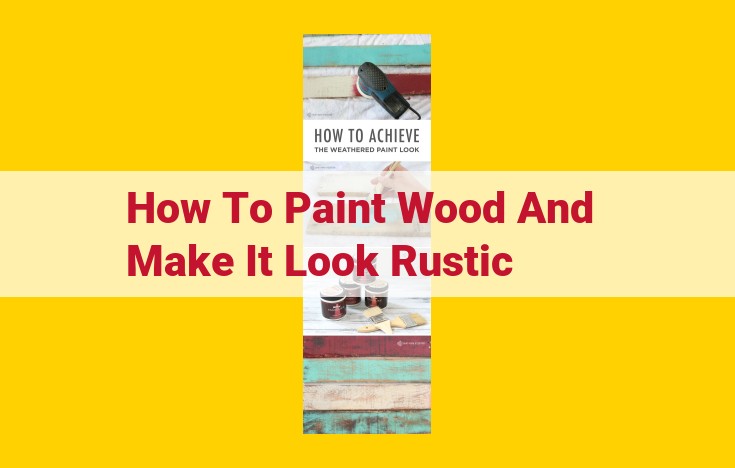 Master the Art of Rustic Wood Painting: Techniques for a Vintage Aesthetic