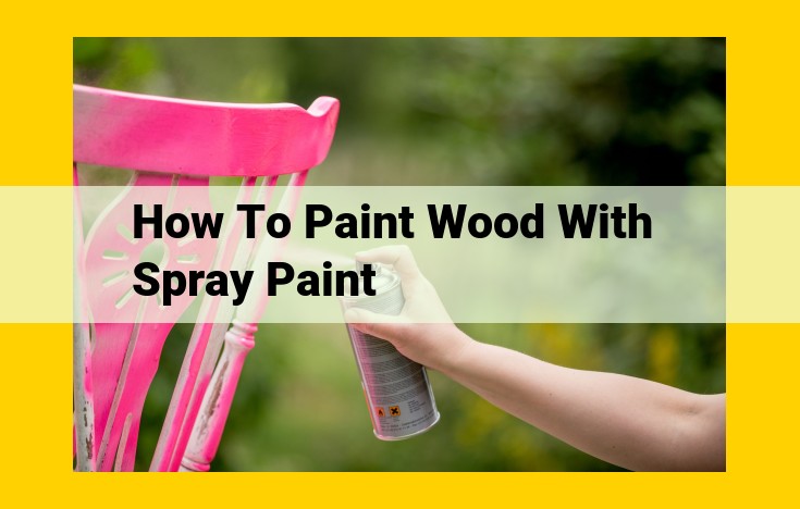 How to Spray Paint Wood: A Comprehensive Guide for Beginners