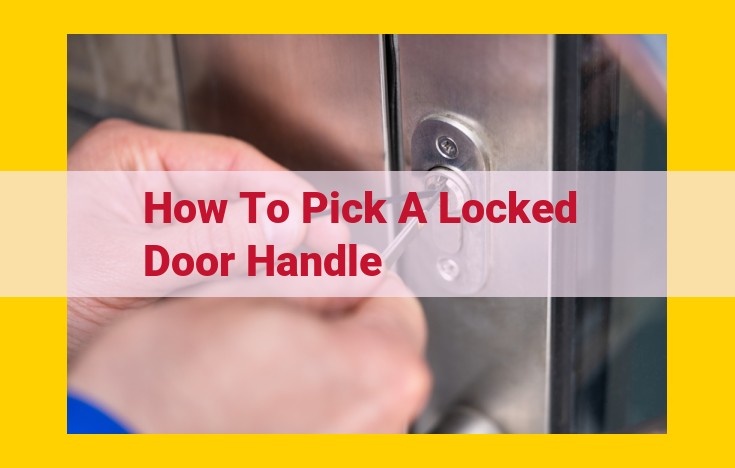 Unlock Any Door: A Comprehensive Guide to Lock Picking