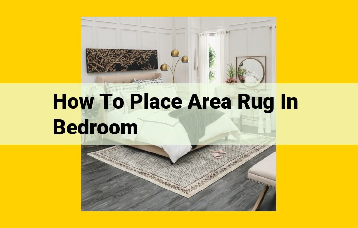 Optimize Placement of Area Rugs in Bedrooms for Enhanced Style and Comfort