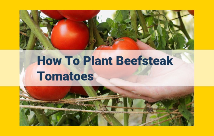 Expert Guide: Planting and Growing Beefsteak Tomatoes for a Bountiful Harvest