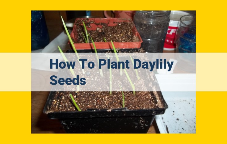 Ultimate Guide to Planting Daylily Seeds: A Comprehensive How-To