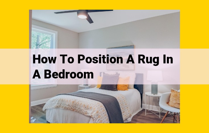 Master the Art of Rug Placement: Enhance Bedroom Ambiance and Functionality