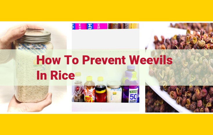 Preventing Rice Weevils: Effective Storage Techniques and Natural Repellents