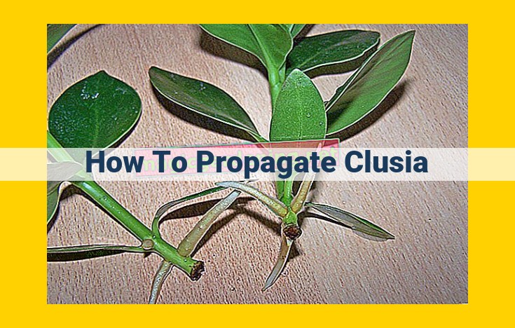 Clusia Propagation Techniques: Step-by-Step Guide to Grow Your Own Plant