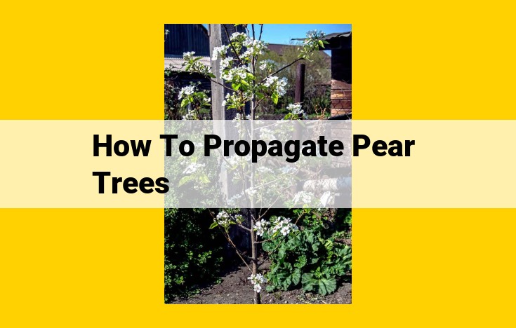 Optimize Pear Tree Propagation: A Guide to Grafting for Successful Fruit Production