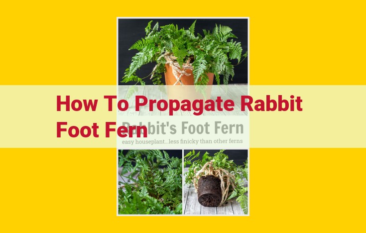 Easy Rabbit Foot Fern Propagation: A Step-by-Step Guide for Thriving Greenery