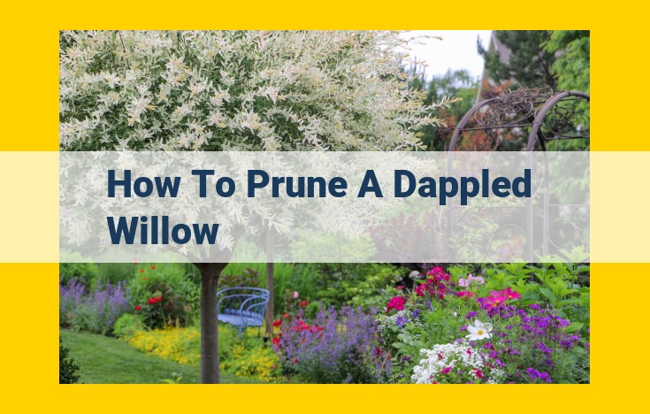 Expert Pruning Guide for Dappled Willows: Enhance Tree Health and Aesthetics