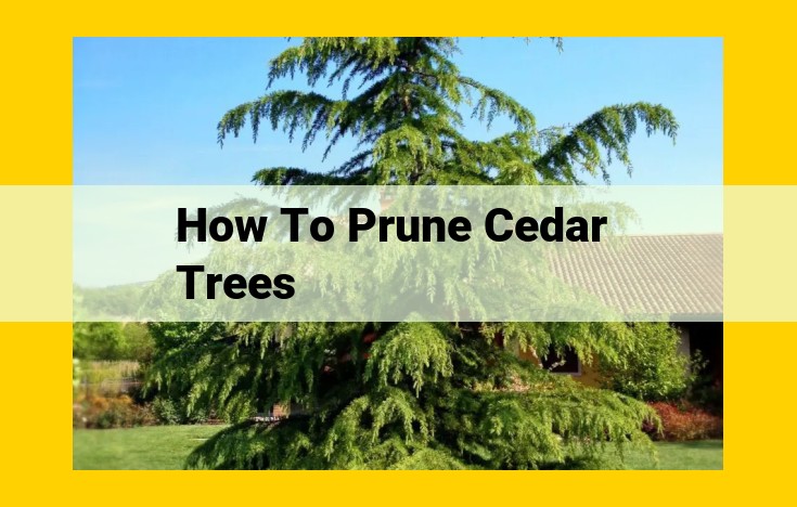 Expert Pruning Guide for Prune Cedar Trees: Timing, Methods, and Tips