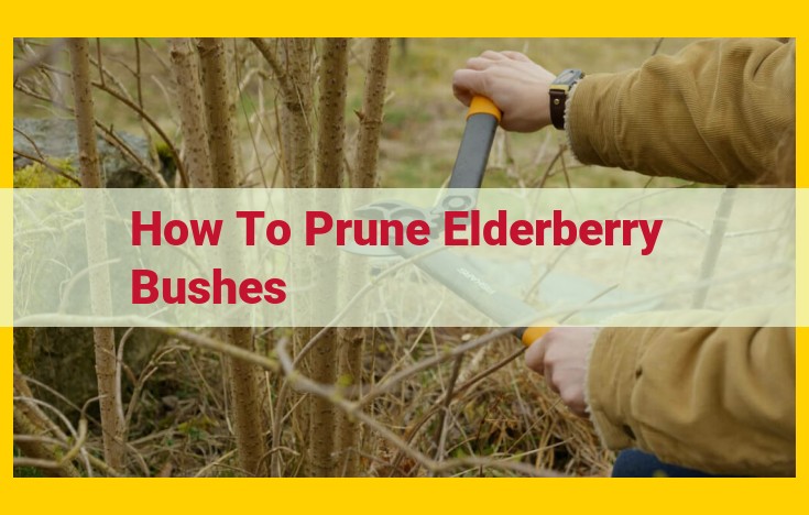 Comprehensive Guide: Pruning Elderberry Bushes for Optimal Health and Fruit Production