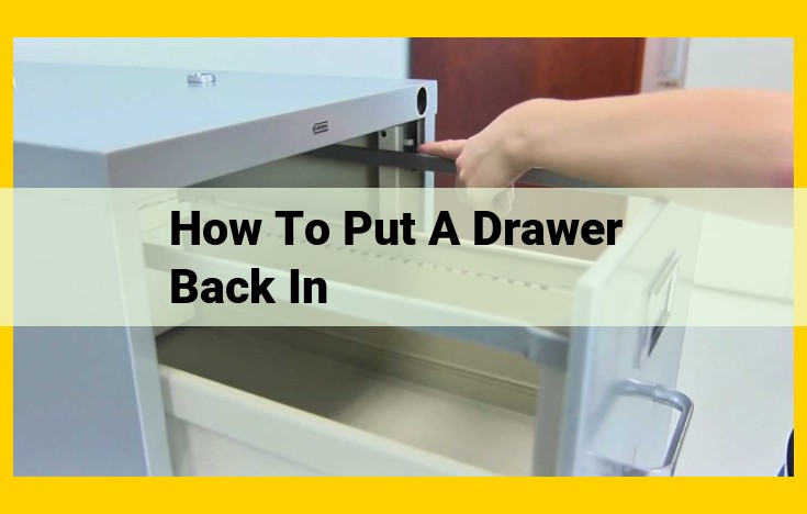 Expert Guide to Seamless Drawer Replacement: Step-by-Step Instructions