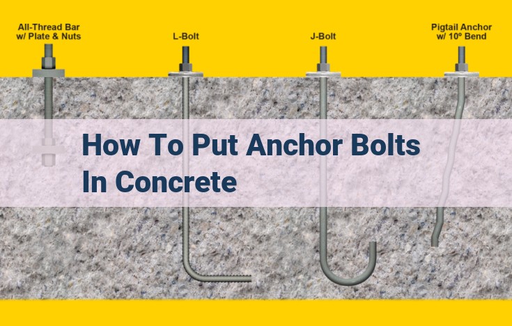 Anchor Bolt Installation and Maintenance in Concrete: A Comprehensive Guide