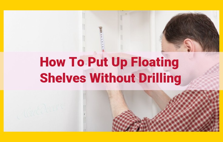 Non-Drilling Floating Shelf Installation with Drywall Anchors: A Step-by-Step Guide