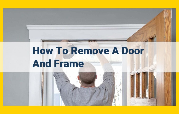 How to Remove a Door and Frame: A Step-by-Step Guide