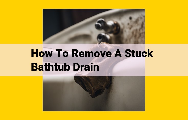 Effective Troubleshooting Guide: Unclogging a Stuck Bathtub Drain