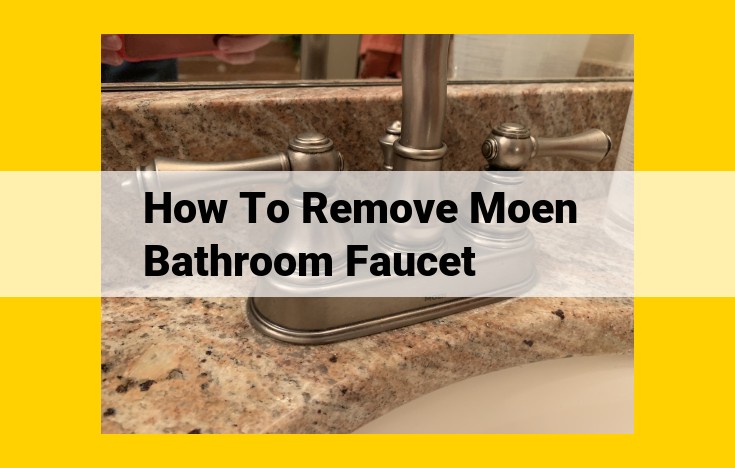 Comprehensive Guide to Removing a Moen Bathroom Faucet: A Step-by-Step Walkthrough