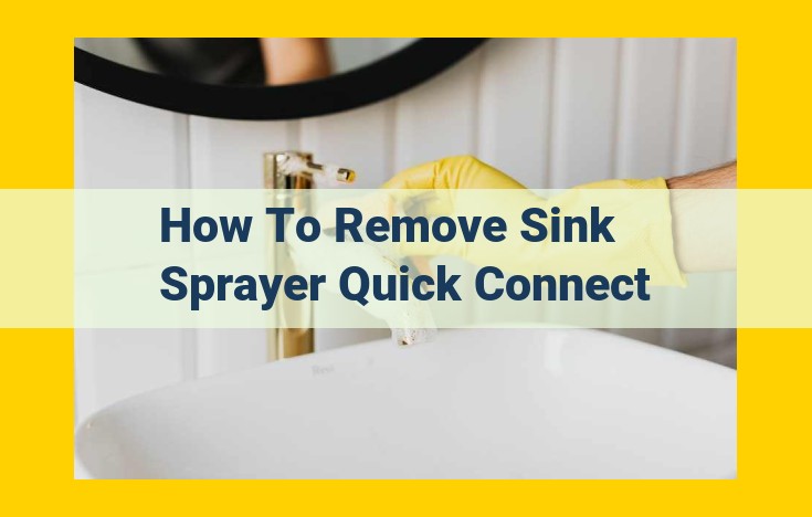 Effortless Guide: How to Remove a Sink Sprayer Quick Connect