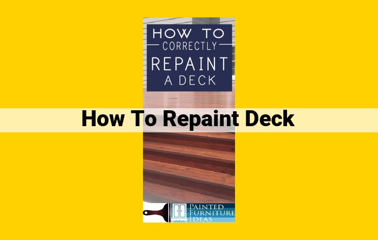 Comprehensive Guide to Repainting a Deck: Step-by-Step Guide