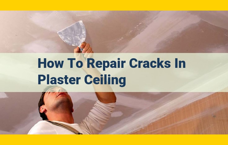 DIY Ceiling Crack Repair: A Step-by-Step Guide for a Smooth Finish