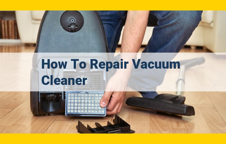 DIY Vacuum Cleaner Repair Guide: Troubleshooting and Fixing Common Problems