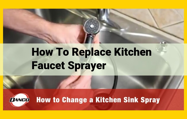 Step-by-Step Guide to Replacing a Kitchen Faucet Sprayer