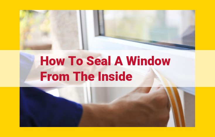 Ultimate Guide: Seal Your Windows from the Inside for Maximum Efficiency