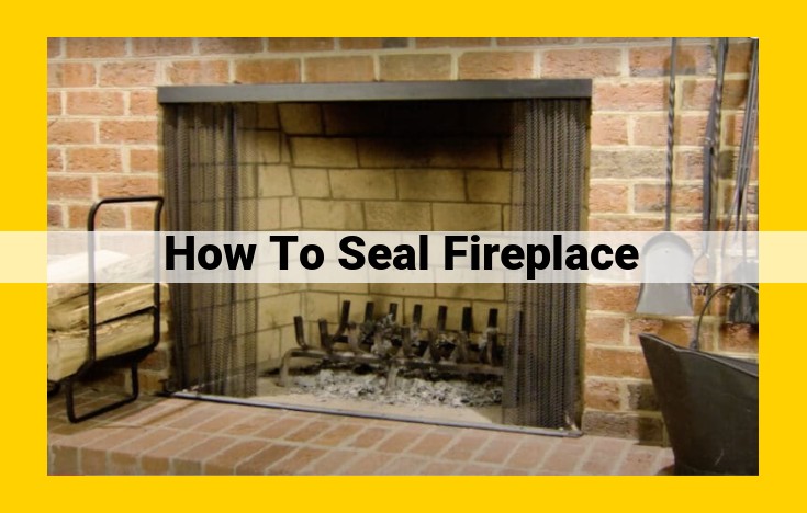 How to Seal a Fireplace: A Step-by-Step Guide for Airtight Efficiency