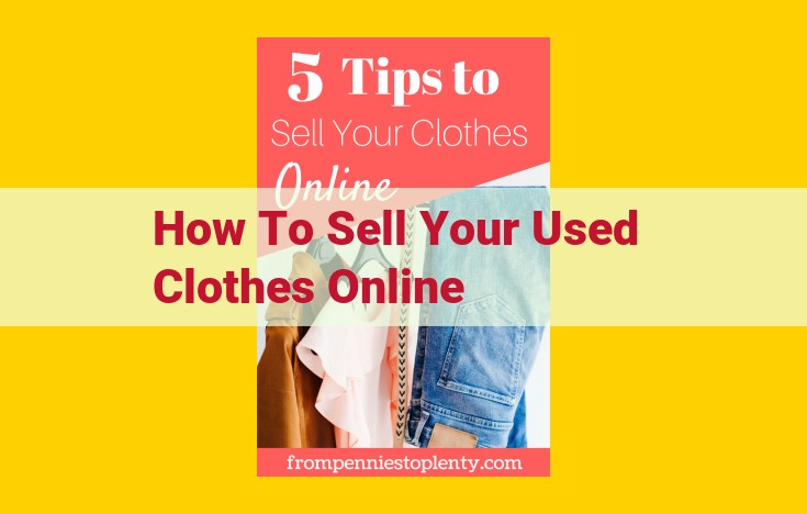 How to Sell Used Clothes Online: A Comprehensive Guide to Maximize Sales