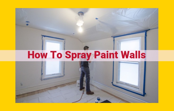 Expert Guide to Spray Painting Walls: Achieving a Professional Finish