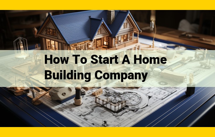 Comprehensive Guide to Starting a Home Building Company: Steps to Success