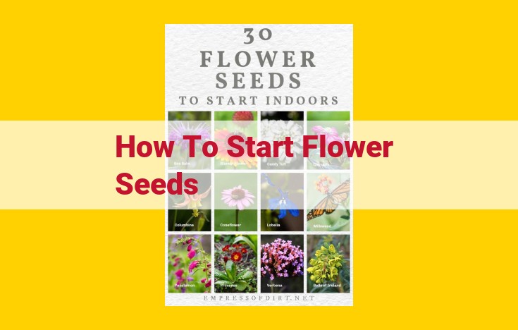 A Comprehensive Guide to Starting Flower Seeds: Essential Tips and Materials